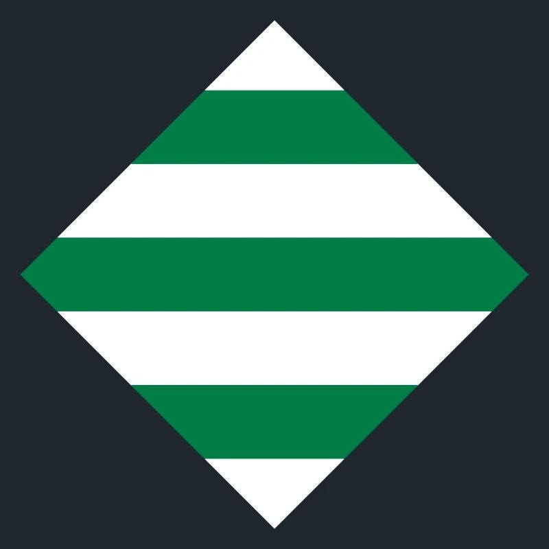 Vert et blanc