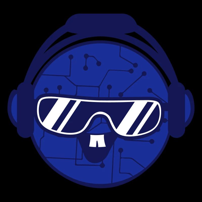 DJ Data Microchip Sunglasses Glasses Party Music