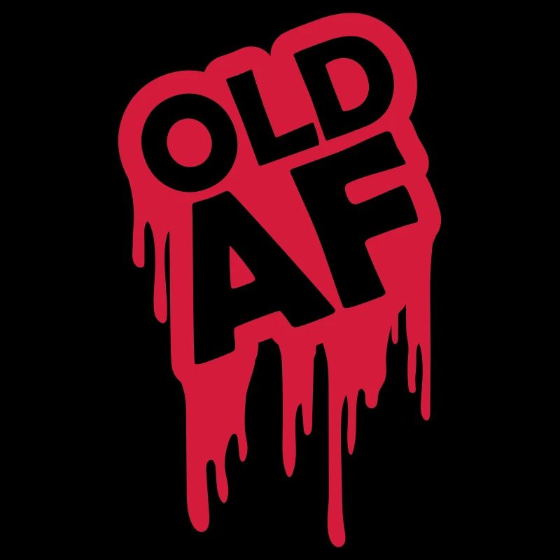 old AF Text Logo