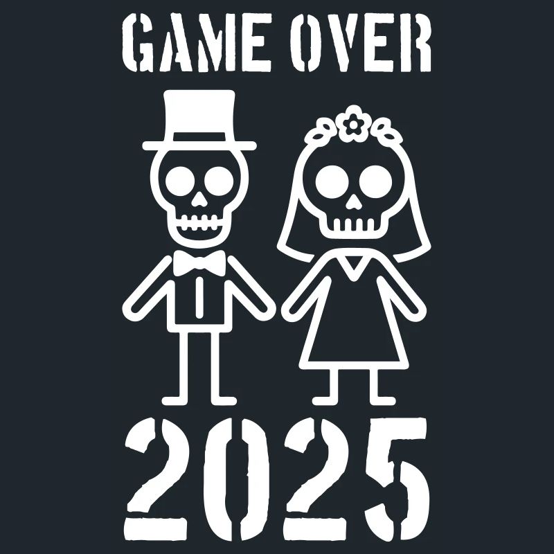 Game Over 2025 Hochzeit Ehepaar