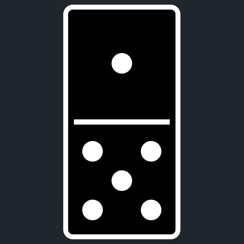 DOMINO STONE 1: 5 - VARIABLE COLOR - VECTOR DESIGN!