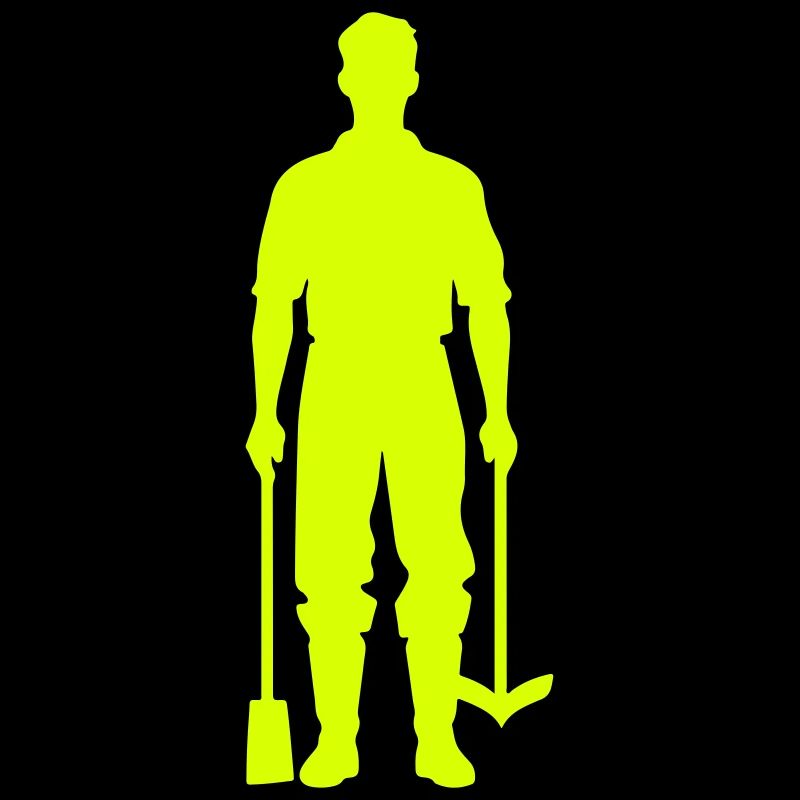 Farmer Silhouette Icon