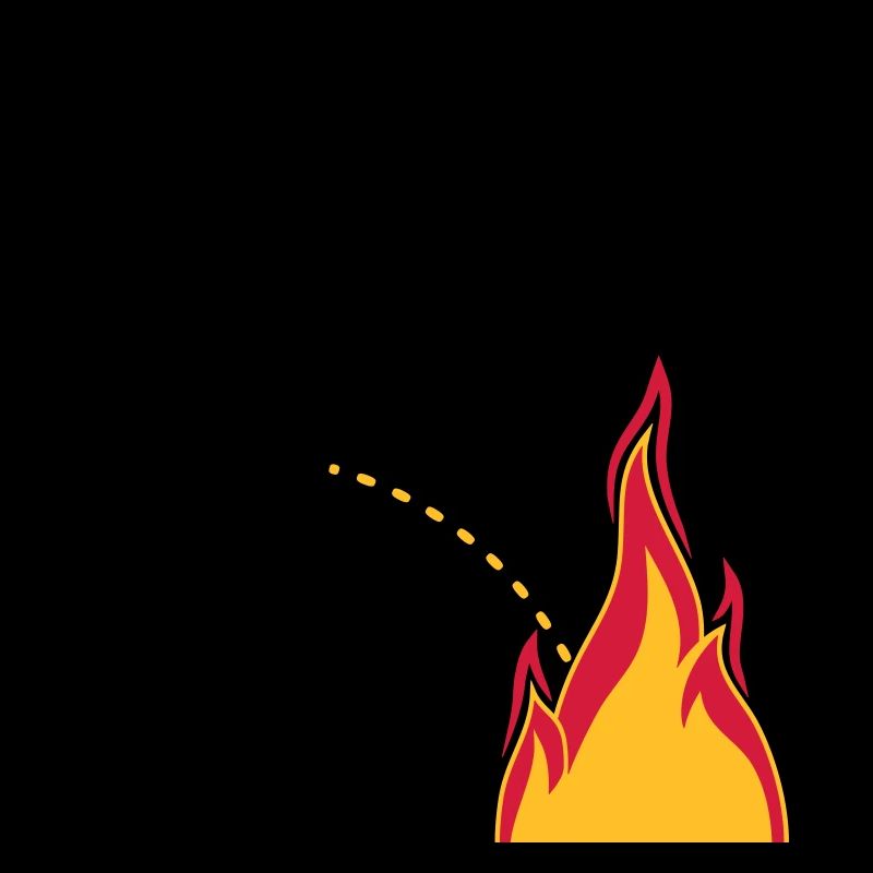 fire extinguish flames hot fire brigade logo in ste