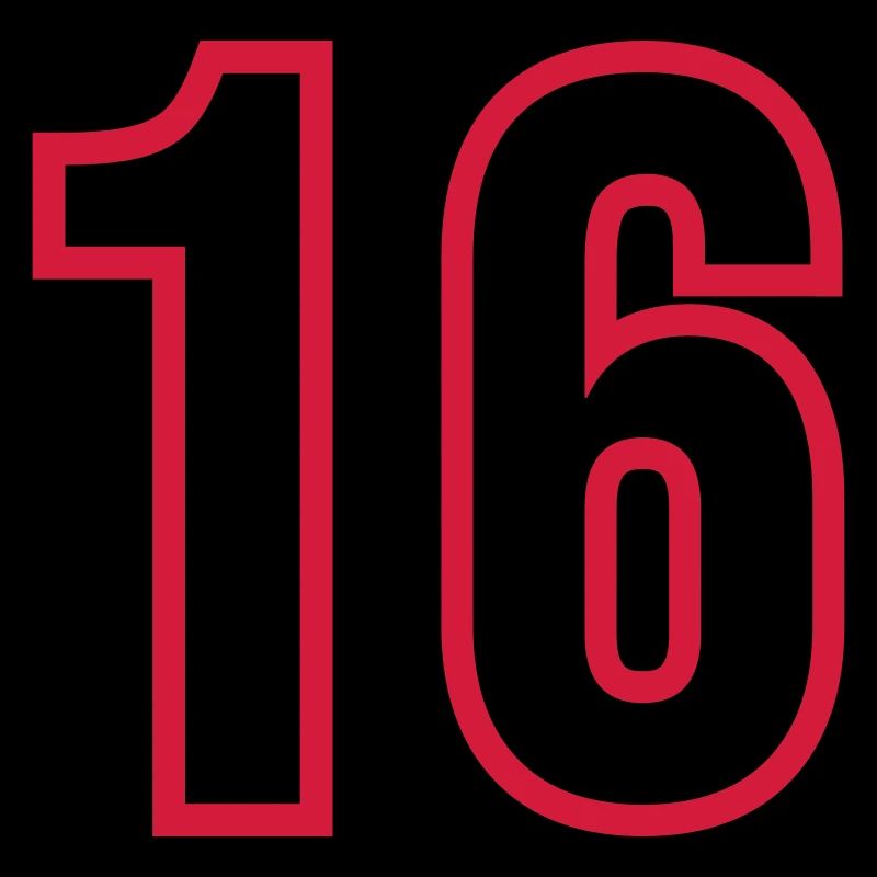Maillot 16 Années Numéros