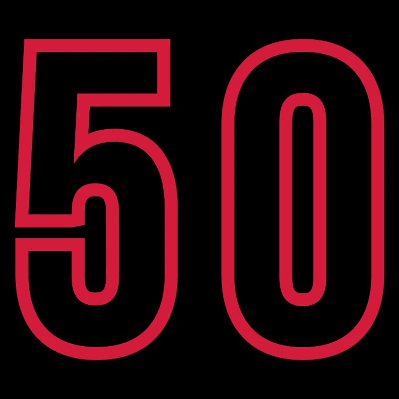 Maillot 50 Années Chiffres
