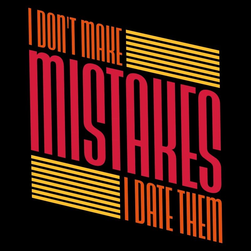 Date Mistakes Quote Logo