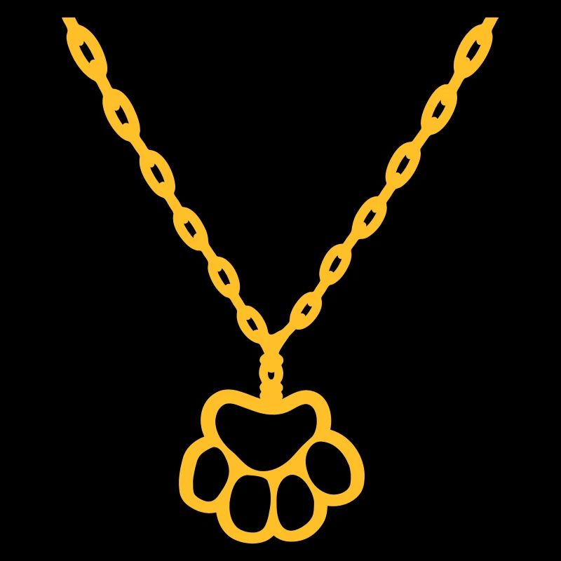 Chat patte chien animal collier ras de cou bijoux