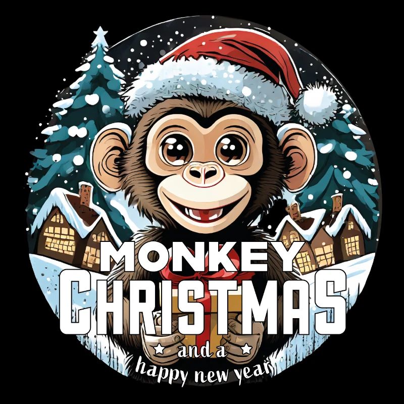 Weihnachtsaffe - Monkey Christmas