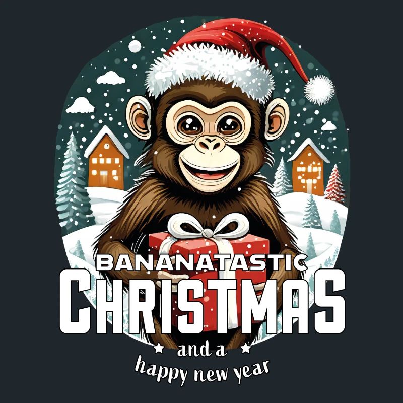 Weihnachtsaffe - Bananatastic Christmas