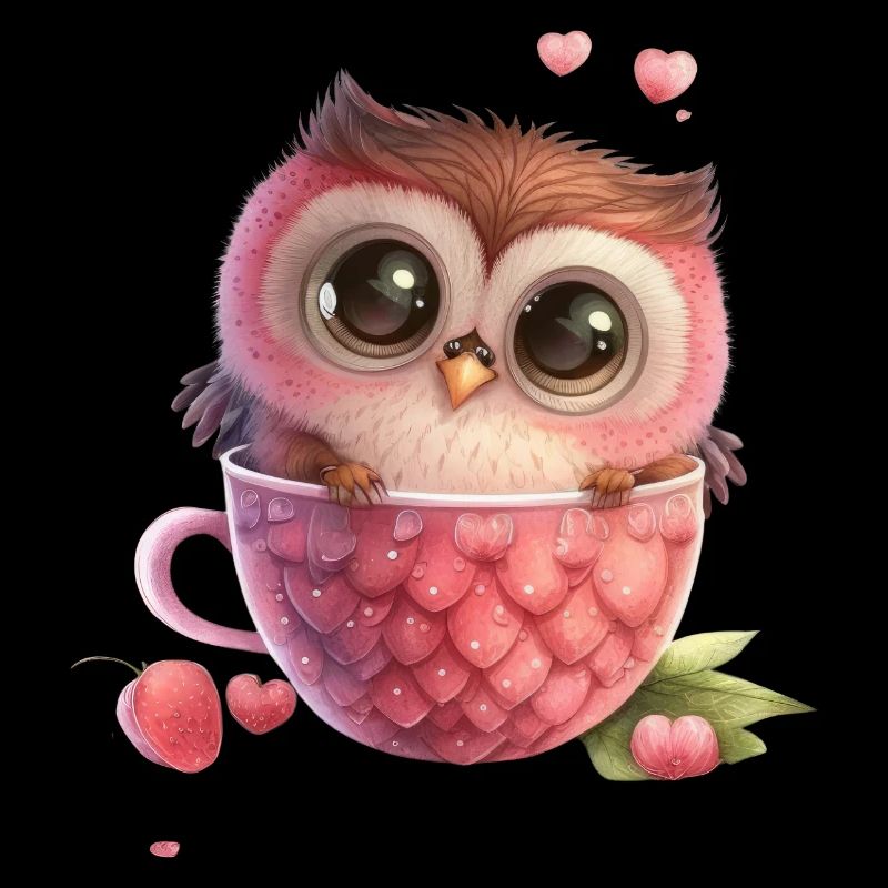 Mug Chouette Fraise