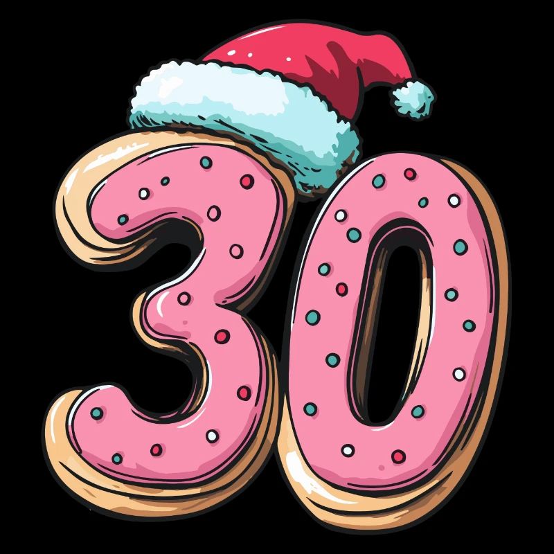 Biscuit de Noël à 30 chiffres