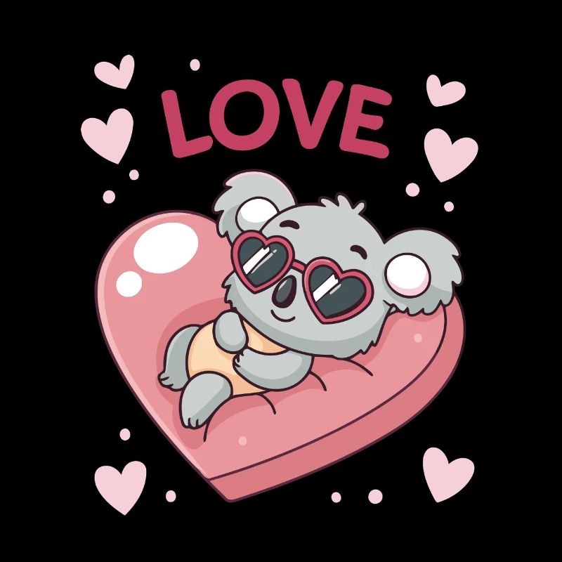 Koala Coeur et Love Doux