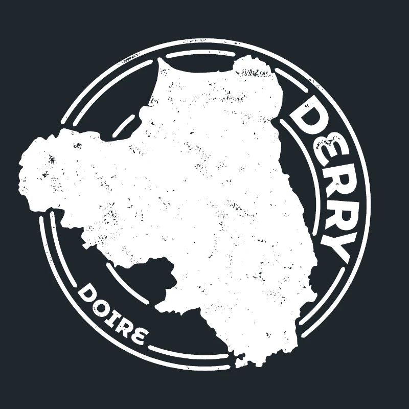 Comté de Derry Irlande | Timbre de contour de carte