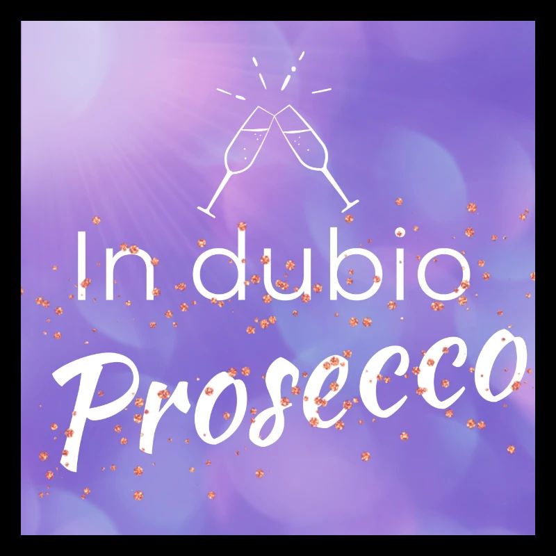 lustiger Spruch: "In dubio Prosecco"