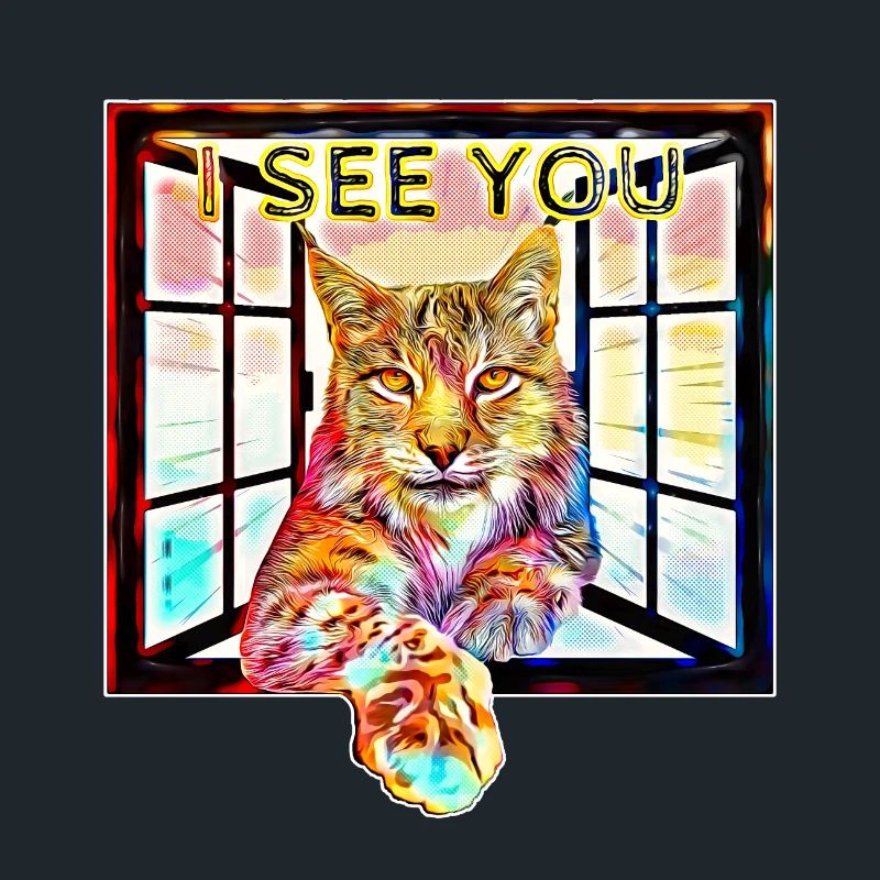 Le lynx avec sa perspective