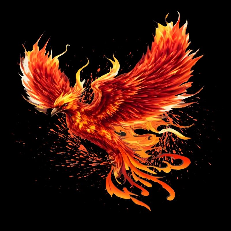 Phoenix Firebird puissance majestueuse Animal