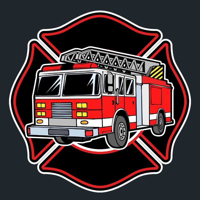 Rescuer fire engine fire brigade professional fire brigade