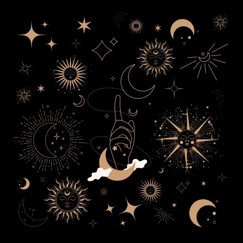 Stellar Golden Sun and Moon