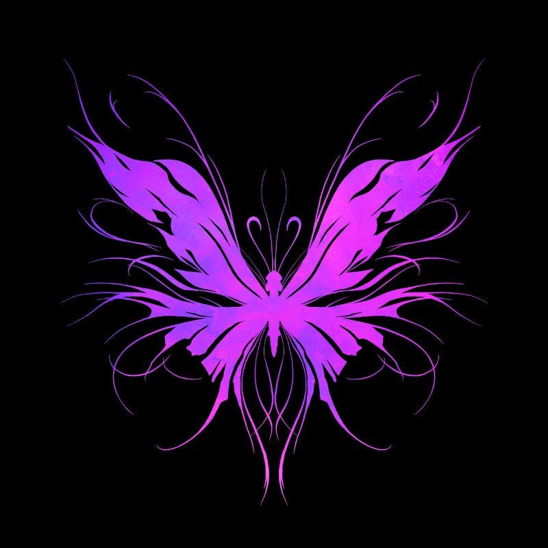 Papillon trash violet