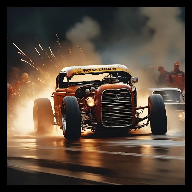 Rusty Hot Rod racing #10