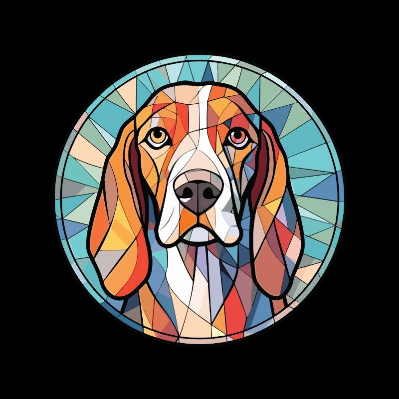 Treeing Walker Coonhound race chien aquarelle