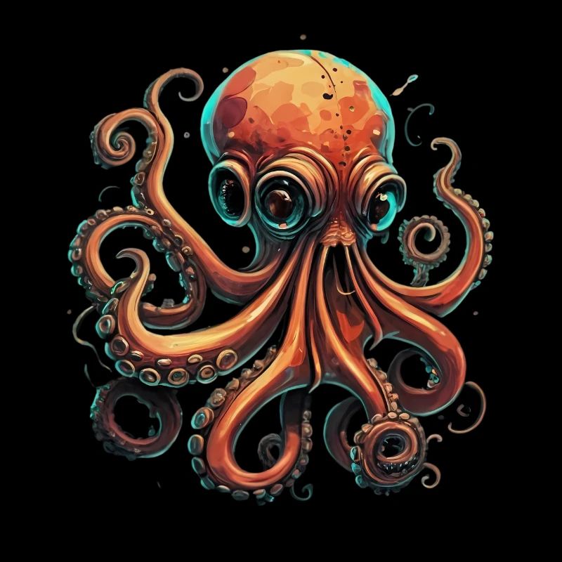 Pieuvre majestueuse