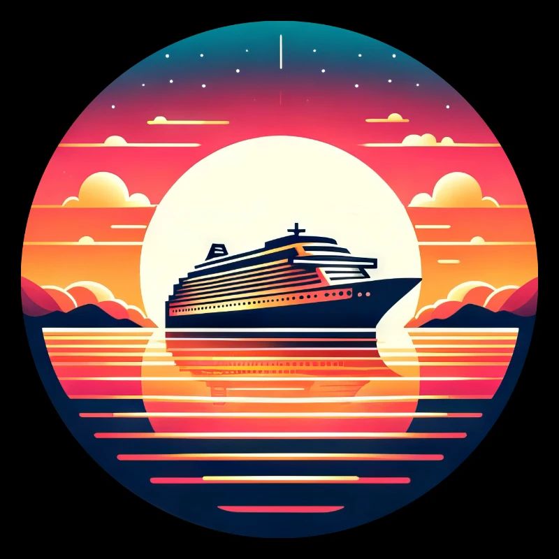 Cruise Vacation: Sunset on the High Seas