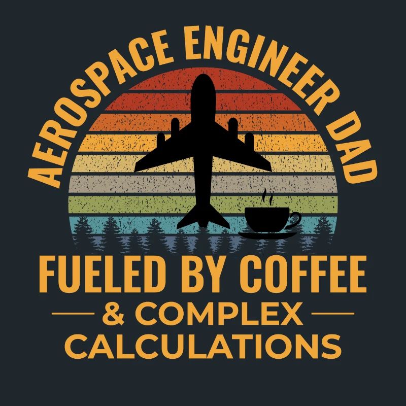 Aerospace Engineer Dad Coffee Plane Airplane