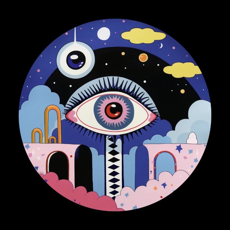 Psychedelisches Auge