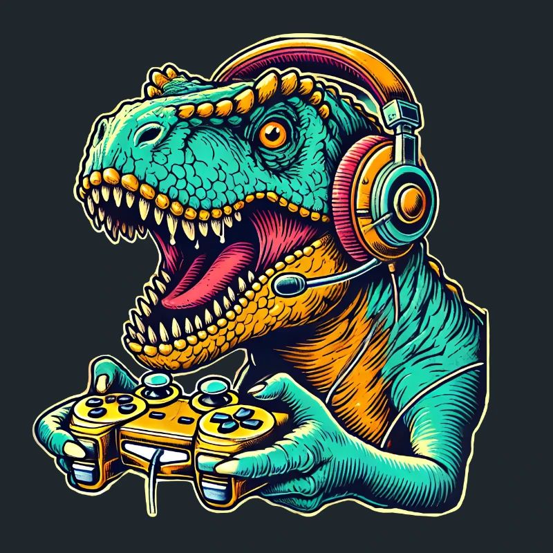 T Rex Dinosaurier Gaming