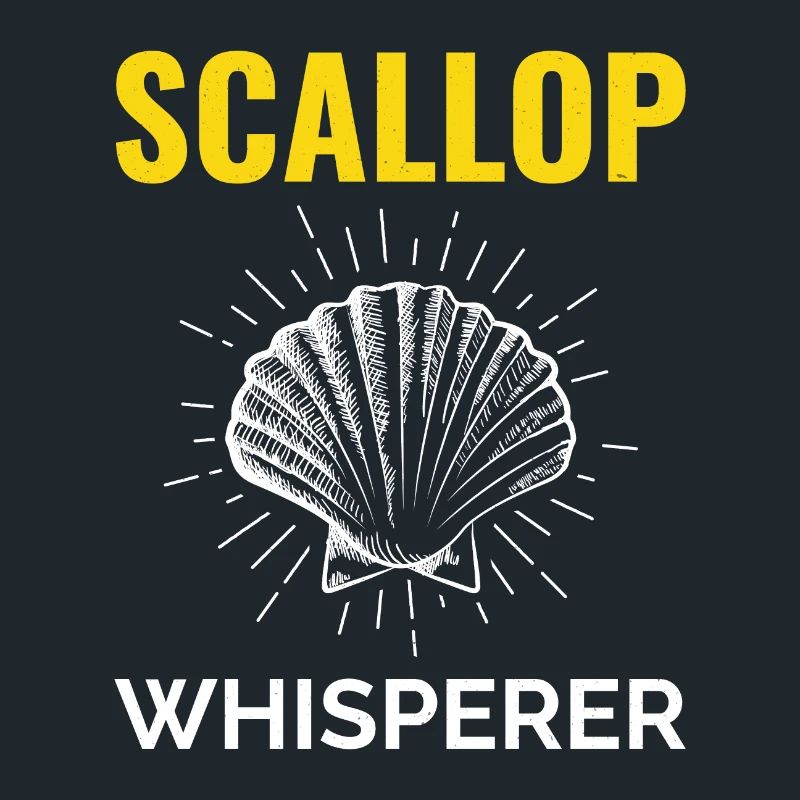 Scallop Seashells Collector Beachcomber Shellfish