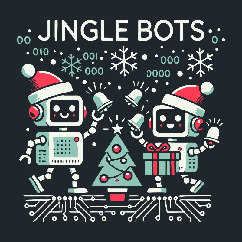 Jingle Bots - Robot de Noël avec code binaire
