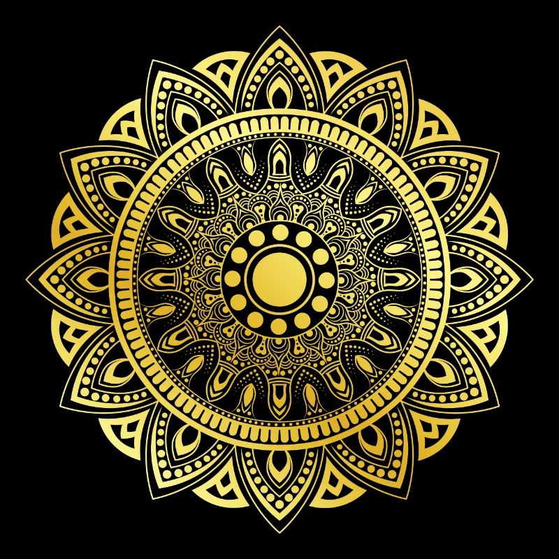 Mandala doré