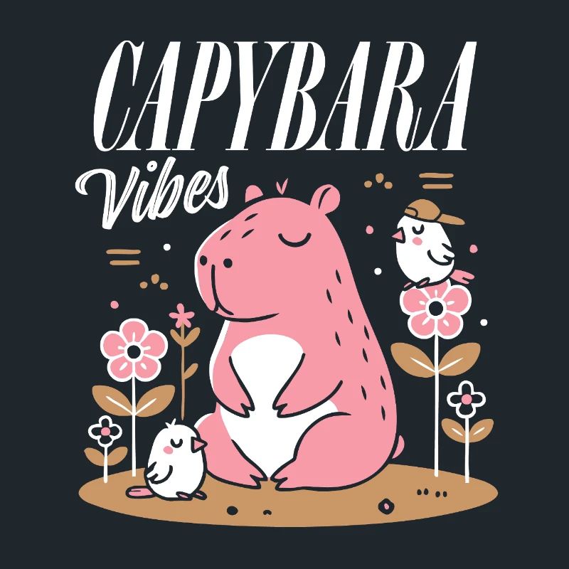 Ambiance détendue de Capybara