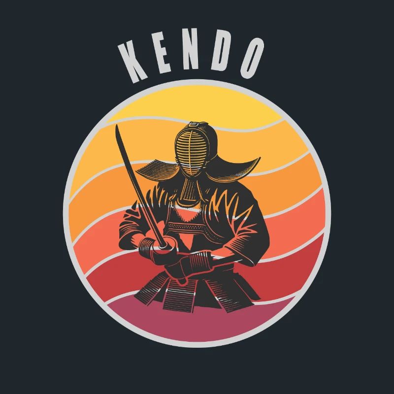 Retro Kendo Samurai Style