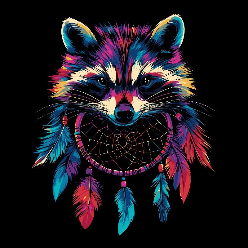 Waschbär Traumfänger