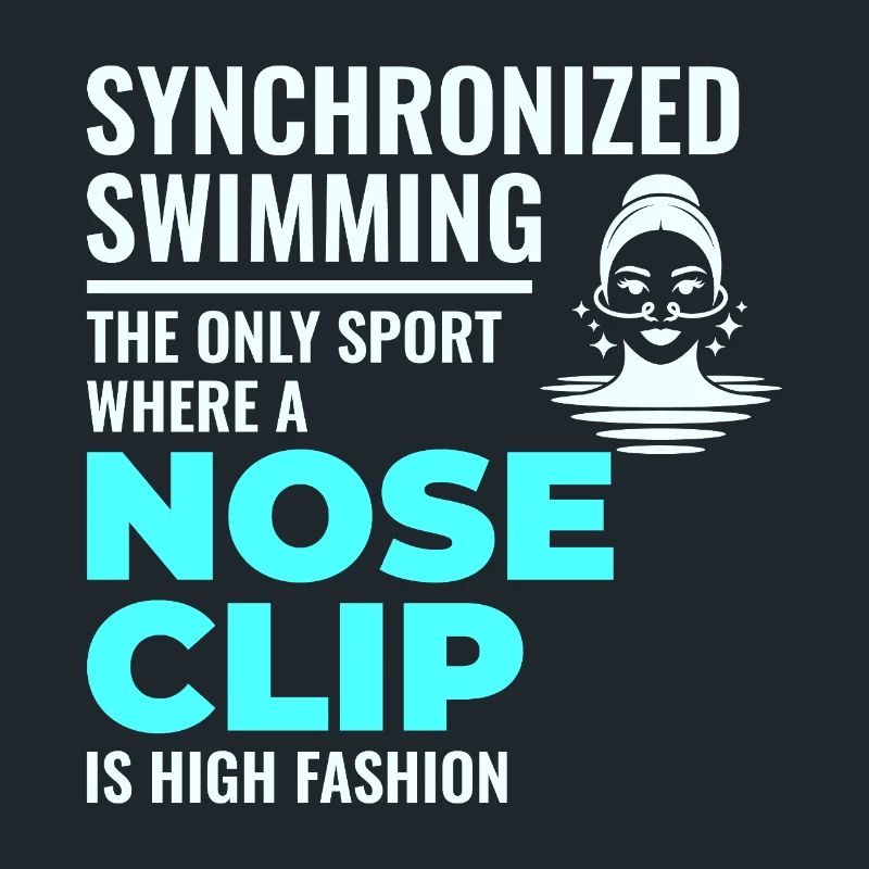 Synchronschwimmen Nasenklammer Mode