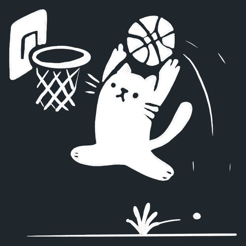 Chat de basket-ball