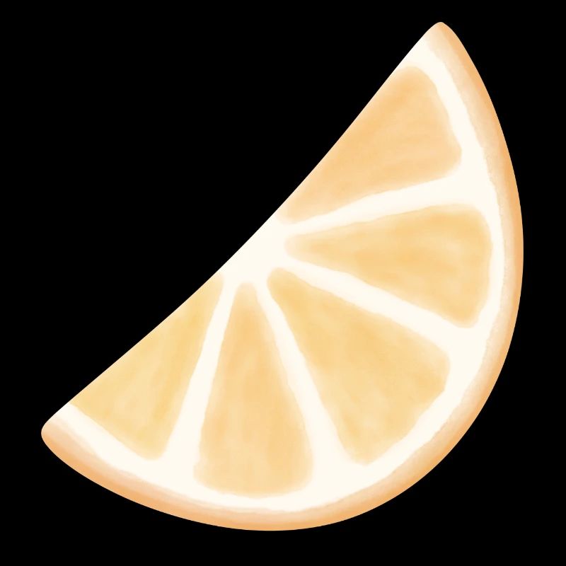 Orange Slice Aquarell Glühen