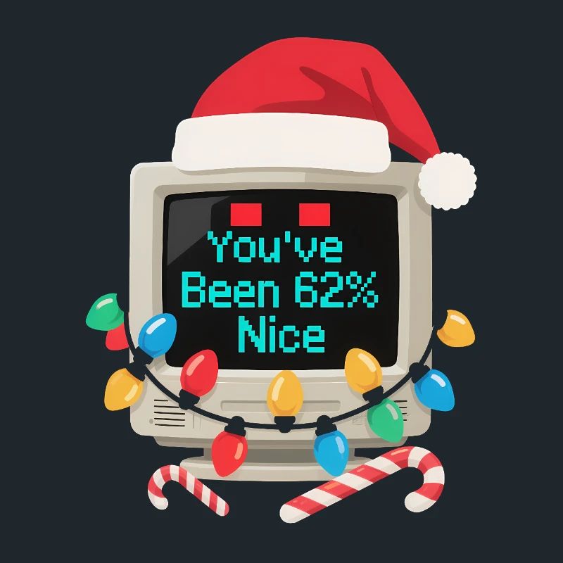 Computer Weihnachten KI Sarkastisch Tech Geschenk