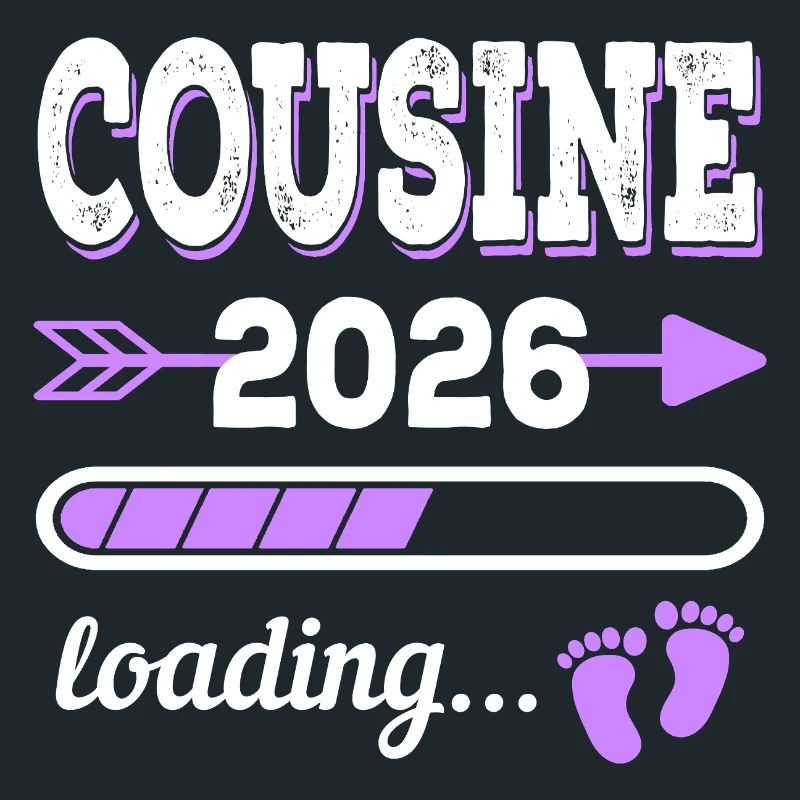 Cousin 2026 Loading Idée de cadeau de grossesse