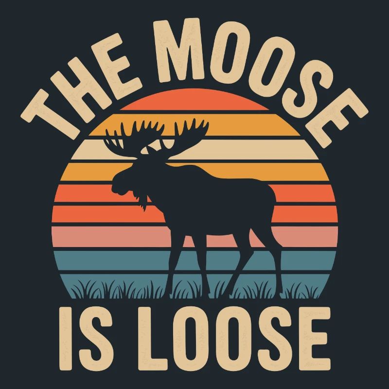 Moose Sunset Is Loose