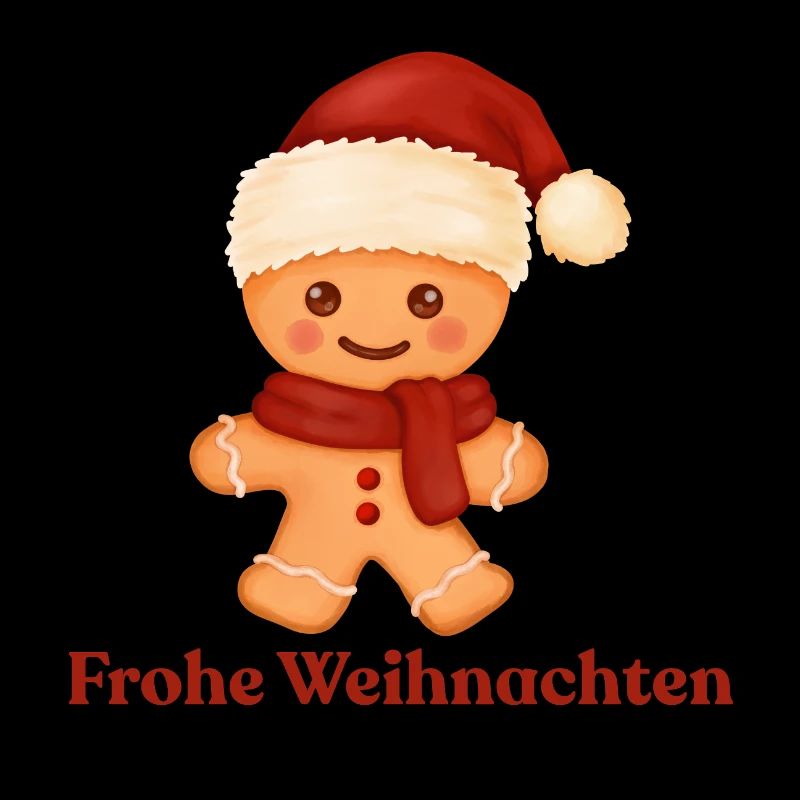 Frohe Weihnachten Lebkuchenmännchen Advent