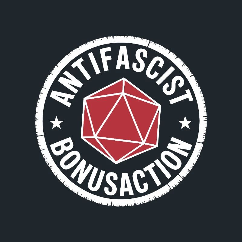 Antifascist Bonus Action - D’N’D Antifa Tee