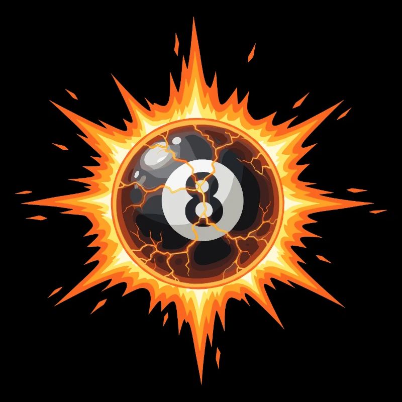 Explosion de Boule de Feu 8-Boules