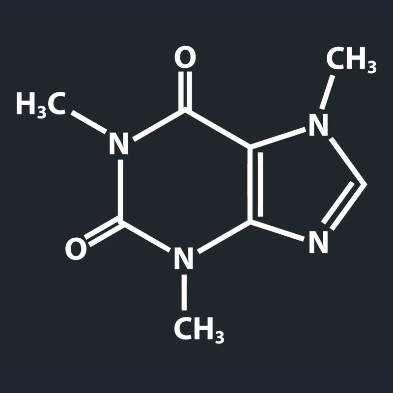 Koffein-Molekül