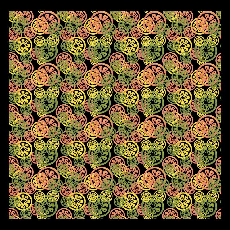 Fruit Lemon Orange Pattern