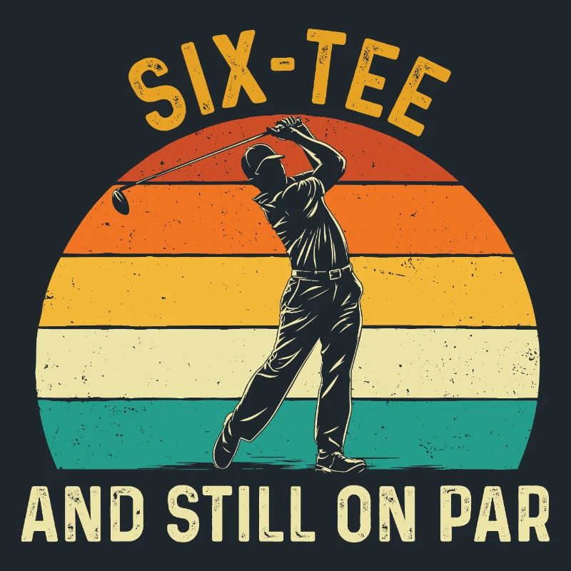Sechs Abschlag immer noch auf Par, 60. Golf-Geburtstag.