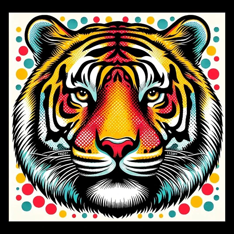 Tiger Pop Art
