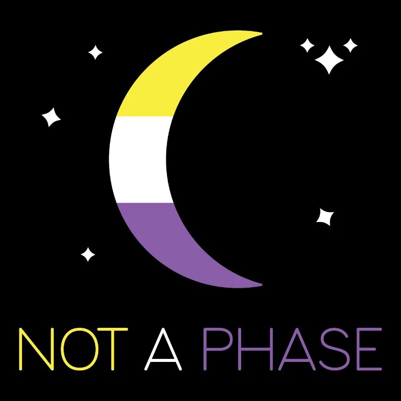 Mois de la fierté LGBTQ - Pas une phase - Non-binaire